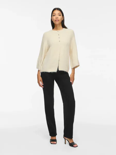 Hovedbilde VIBOWS 3/4 KNIT CARDIGAN BIRCH