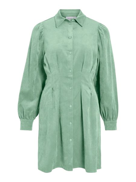 Hovedbilde  VICORDU L/S SHIRT DRESS SMOKE GREEN