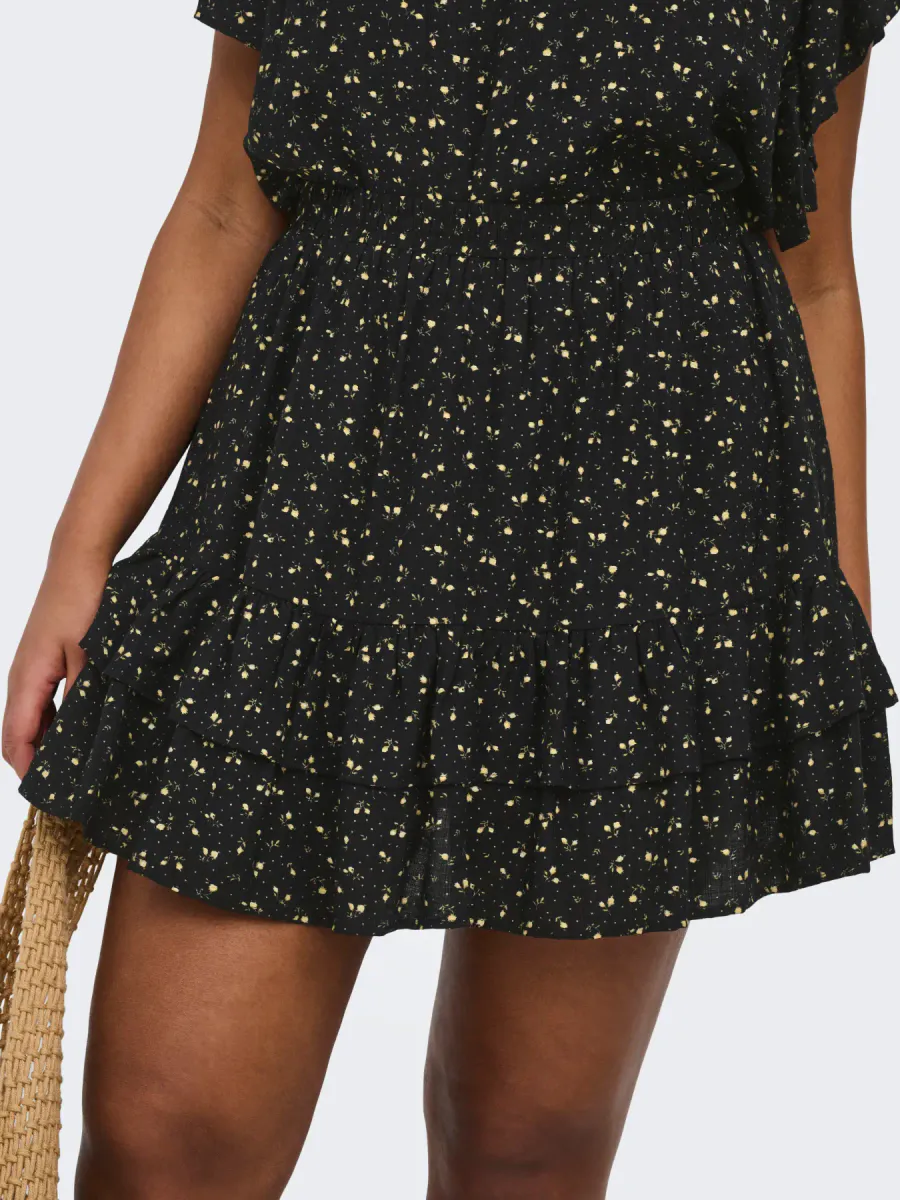 CARALBERTHE SHORT SKIRT AOP