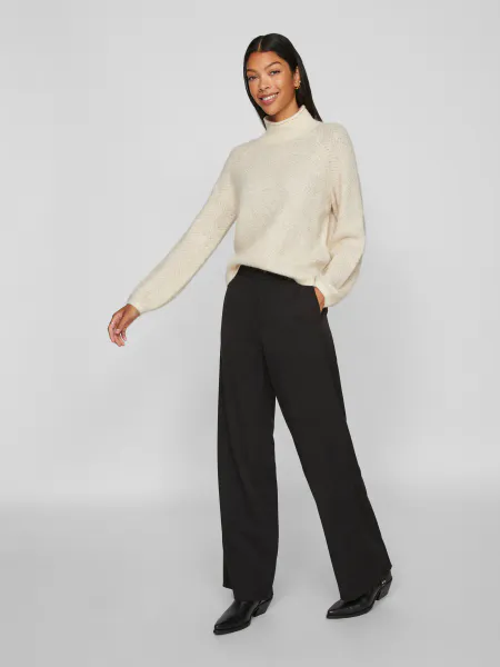 Hovedbilde VILORY HIGH NECK L/S KNIT TOP NEW EGGNOG NATURAL ...