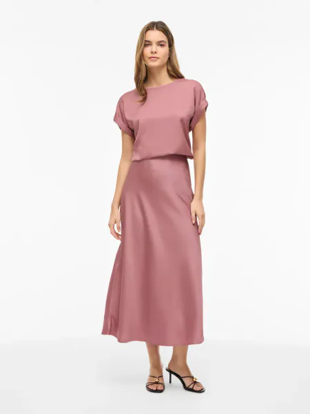 Hovedbilde VIELLETTE HW MIDI SKIRT NOSTALGIA ROSE