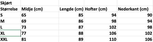 Hovedbilde SERENITY SKJØRT WASHED BLACK