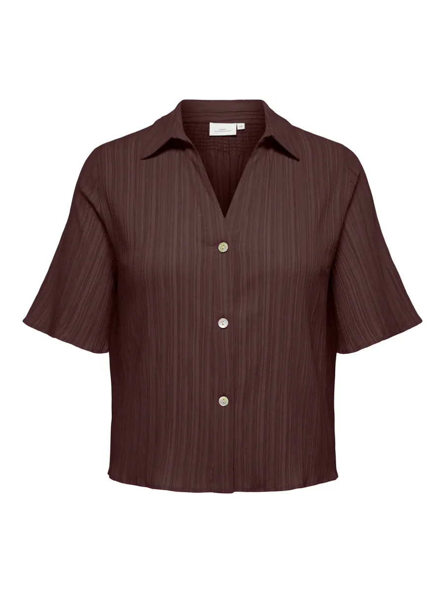 CARMUNICH S/S CRINKLE SHIRT PNT