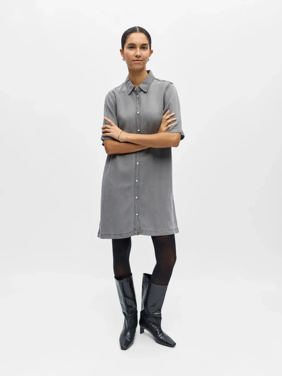 OBJFRAME 2/4 RE DENIM DRESS 1