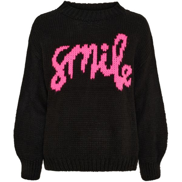 Hovedbilde TULIP KNIT BLACK/PINK