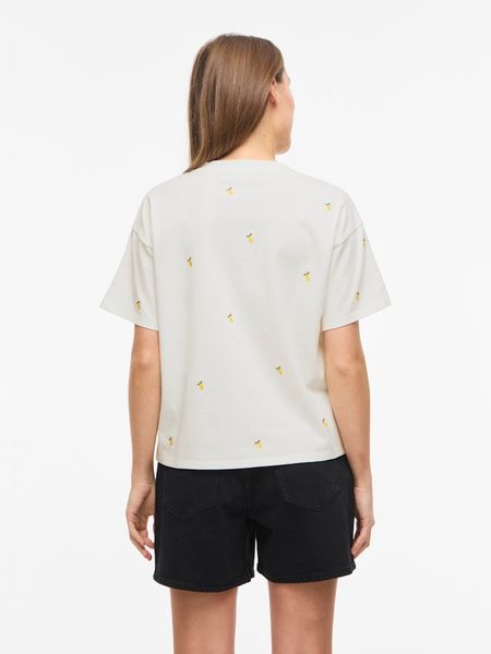 Hovedbilde VIMONIE EMB O - NECK SS LEMON