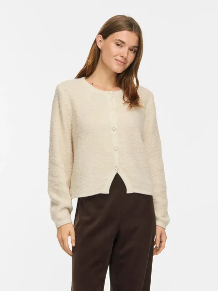 Hovedbilde VIPIGGA O-NECK L/S KNIT JACKET BIRCH