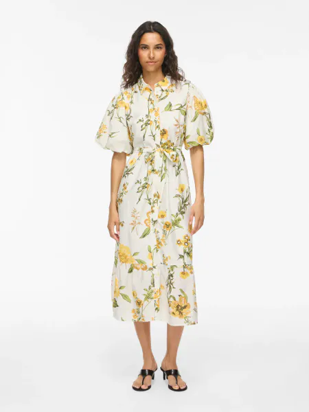 Hovedbilde  VIALINIA SOL 2/4 MIDI SHIRT DRESS/LN