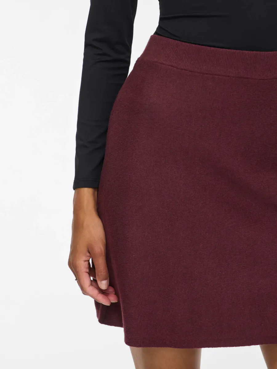 VIKERRY HW KNIT SKIRT PORT ROYALE