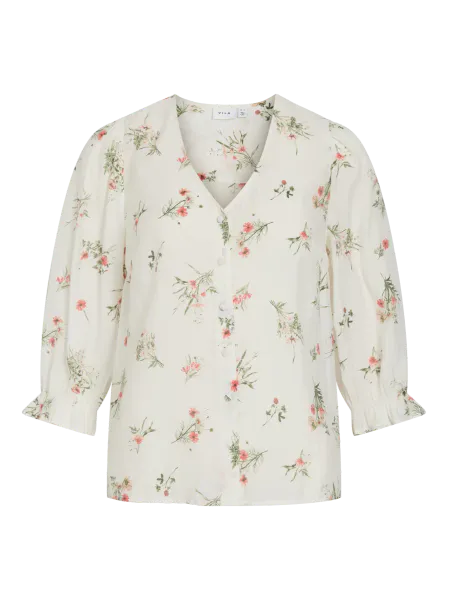Hovedbilde VIEDNANA 3/4 V-NECK TOP/RN