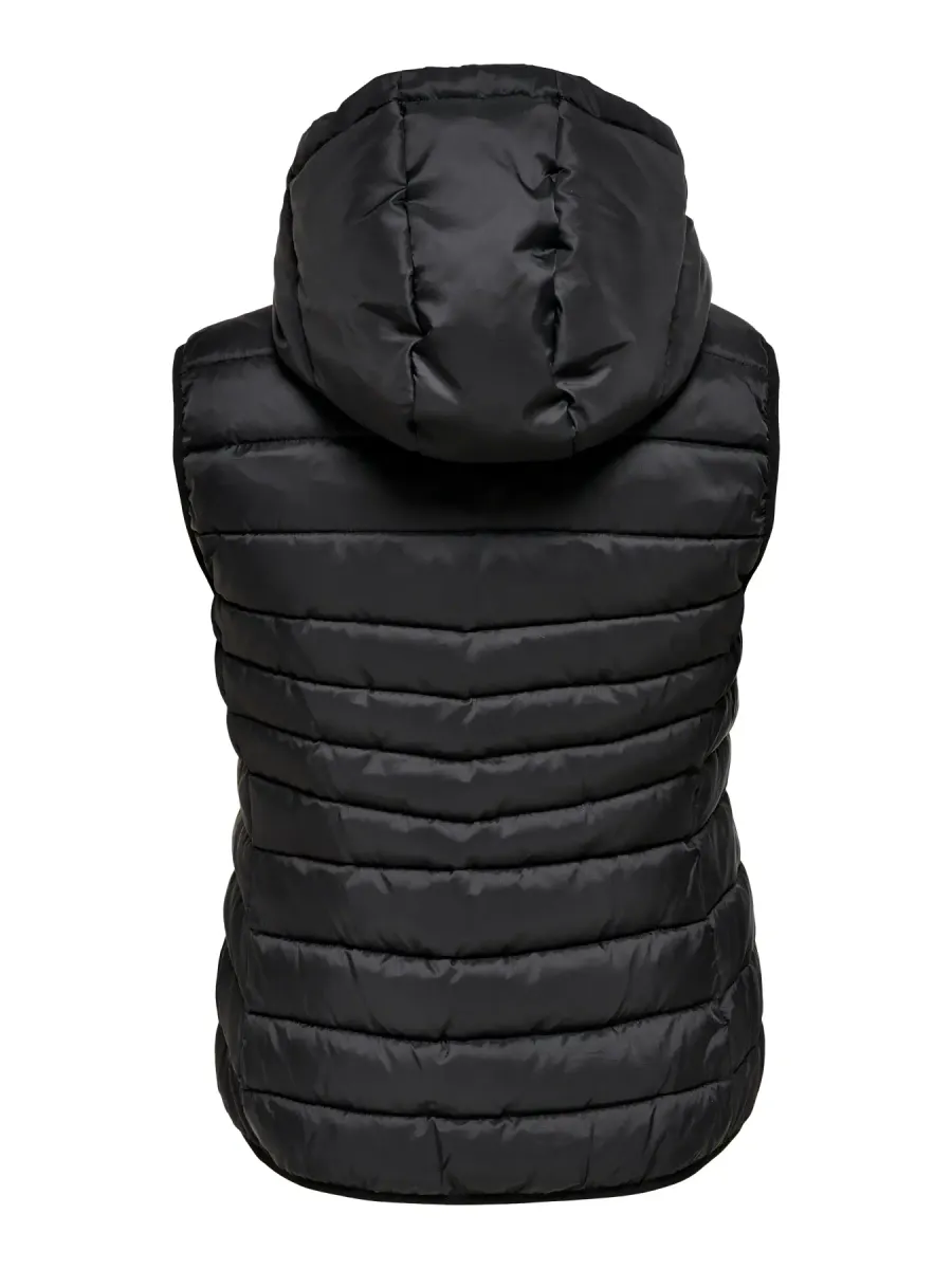 CARNEW TAHOE HOOD WAISTCOAT BLACK