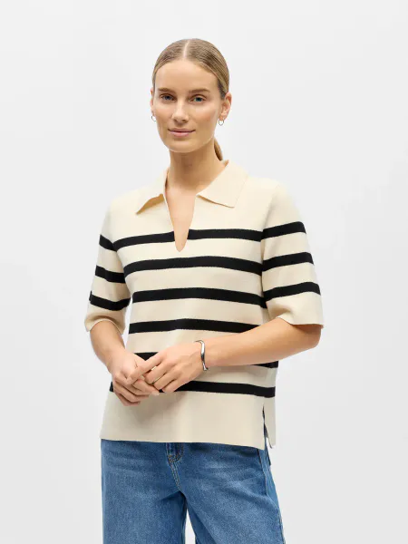 Hovedbilde OBJREYNARD 2/4 LO POLO KNIT 