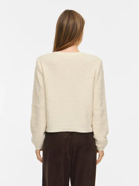 Hovedbilde VIPIGGA O-NECK L/S KNIT JACKET BIRCH